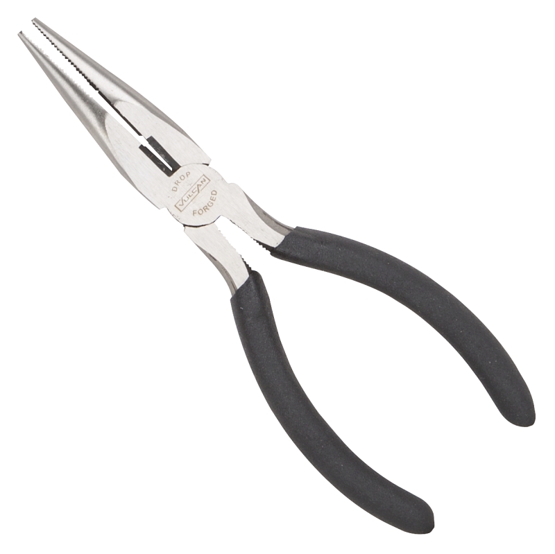 JL-NP008 Plier, 6-1/2 in OAL, 1.6 mm Cutting Capacity, 3.9 cm Jaw Opening, Black Handle, 3/4 in W Jaw, 2 in L Jaw